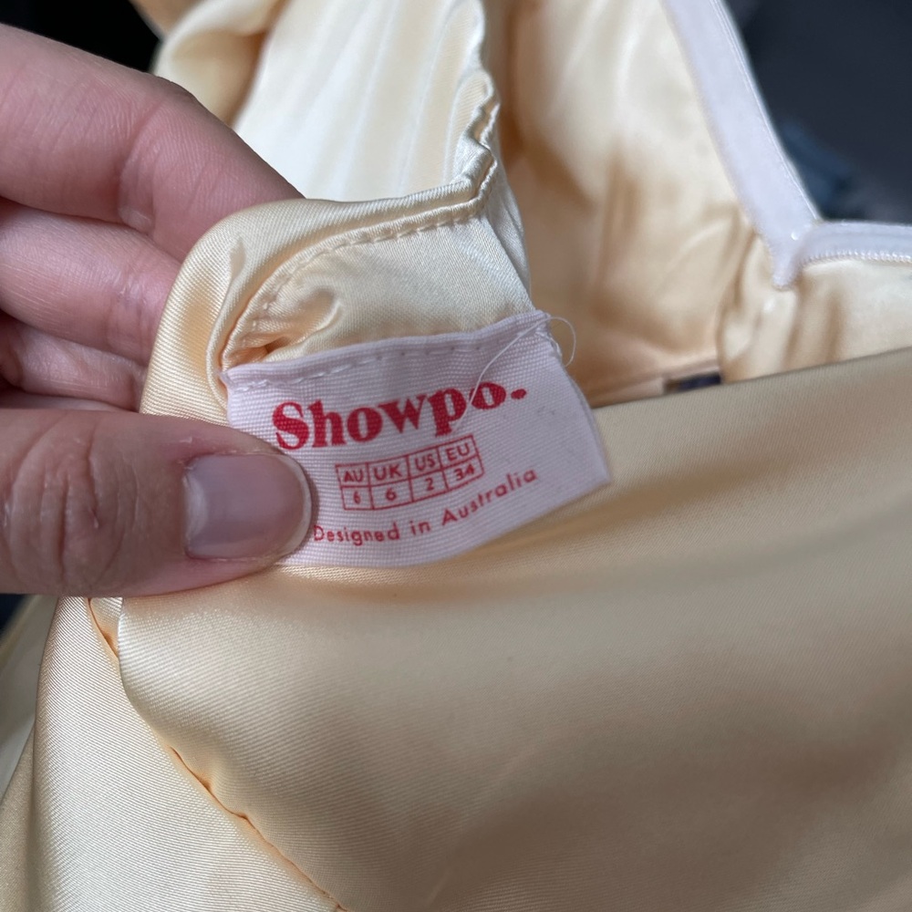 Showpo Midi Dress (Butter Yellow) - Picture 3 of 4